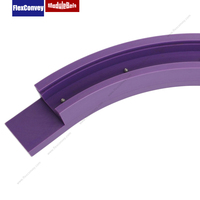 Guide de rail circulaire à rouleaux personnalisé CNC, bande transporteuse circulaire, guide de chaîne en nylon UHMWPE, guide linéaire incurvé en plastique, produit