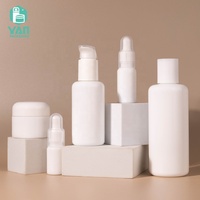YAN Packaging – Ensemble cosmétique haut de gamme en céramique blanche : flacon compte-gouttes/bouchon à vis/pompe en verre 50g 100ml 200ml, pot à crème, sérum, huile, lotion