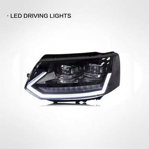 MJ luci di testa di alta qualità per <span class=keywords><strong>Volkswagen</strong></span> Multivan Transporter <span class=keywords><strong>T5</strong></span> <span class=keywords><strong>Caravelle</strong></span> 2010-2015 faro a LED DRL luce anteriore - Product Image 2