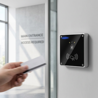 Lector RFID Inalámbrico de Alta Calidad con Interfaz USB, 125K, 13.56MHZ, Protocolo ISO14443A, Lector de Control de Acceso RFID con Código QR 1D y 2D