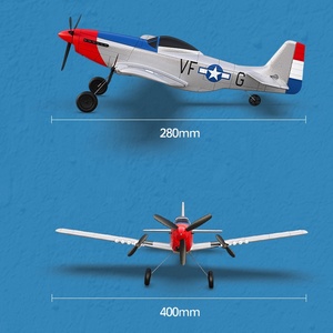 เครื่องบินบังคับวิทยุ VOLANTEXRC 76207R <span class=keywords><strong>MUSTANG</strong></span> <span class=keywords><strong>P51</strong></span> ขนาด 2.4GHz EPP ปีกกว้าง 400 มม. เครื่องร่อนบังคับวิทยุ ชุดประกอบสำหรับผู้เริ่มต้น - Product Image 6