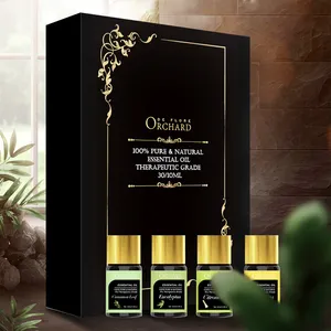 wholesale private label 100 pure distillation pure gift skin care Moisturizing amber 10ml essential oil set