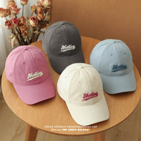 Gorra de Béisbol con Diseño Original Coreano, Cara de Joker, Visera Curva de Terciopelo, Gorra de Lengua de Pato, Venta Directa de Fábrica, para Senderismo