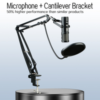 Nouveau ensemble de microphones à condensateur de Studio, Microphone USB rvb de jeu professionnel pour le Streaming en direct Youtube