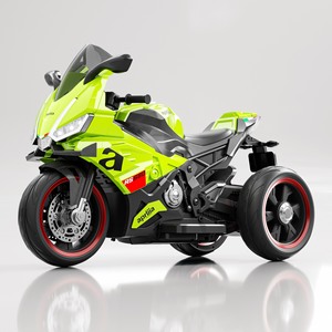 <span class=keywords><strong>Moto</strong></span> électrique classique 12V à double moteur pour enfants, 3 roues stables, musique, lumières LED, jouet à roulettes pour l'extérieur A7-3 - Product Image 5