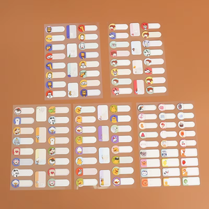 Gran oferta, vinilo autoadhesivo, logotipo de PVC, pegatina decorativa con <span class=keywords><strong>nombre</strong></span>, impermeable para <span class=keywords><strong>niños</strong></span>, papelería escolar para estudiantes y <span class=keywords><strong>niños</strong></span> - Product Image 5