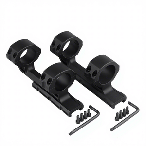 Support double boucle monobloc en alliage noir, deux tailles, compatible avec fente d'extension de base à verrouillage multi-vis 30/34mm, accessoires de modification extérieure - Product Image 2