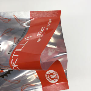 Wholesales 20x23cm Transparent in Front <b>Plastic</b> <b>Packaging</b> <b>Bag</b> for Chili Tortilla Food Industrial Use High Quality - Product Image 5