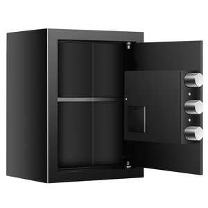 Caja Fuerte Weichi al Mejor Precio, Caja de Seguridad Antirrobo de Acero de 42 cm de Alto con Estante Extraíble para Hogar/Oficina/Hotel - Product Image 2