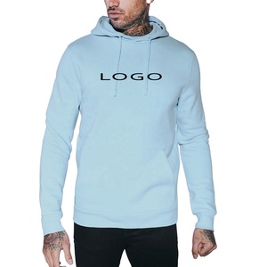 Sweat à capuche en molleton d'hiver de haute qualité avec logo personnalisé imprimé, 100% coton, coupe classique pour homme, pull uni brodé, respectueux de l'environnement - Product Image 1