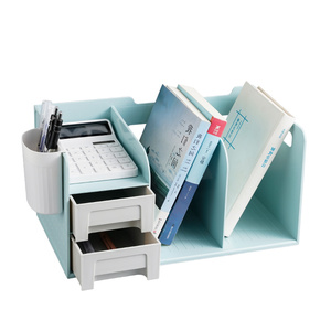 Grid Plastic Storage Box Cosmetic Jewelry Storage Box Organizer With Small Dustproof Drawer