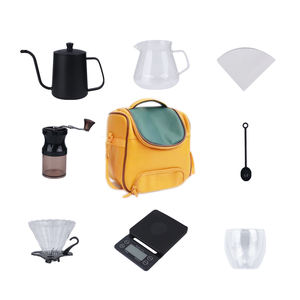 9 или 12 чайник с гусиным шеей цифровые весы кружка ручная шлифовальная машина <span class=keywords><strong>100</strong></span> шт. бумажный фильтр и прицел на открытом воздухе арабский дорожный подарочный набор для кофе - Product Image 1