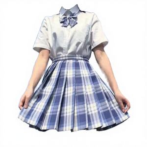 Uniforme Escolar de Otoño para Niñas, Estilo JK Occidental, Falda Escolar de Poliéster para el Campus Escolar - Product Image 3