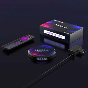 H96 MAX 8K Streaming <span class=keywords><strong>IPTV</strong></span> STB, Receptor de Internet Inteligente, el Mejor Receptor de TV Android 12 Pro de Google, Envío Gratuito a Europa, Francia y Alemania - Product Image 1