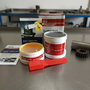 Kit de Masilla Epoxi Metálica para Reparación de <span class=keywords><strong>Hierro</strong></span>, Acero y Aluminio, Pasta de Relleno para Reparación de Grietas, Agujeros y Corrosión, 500g - Product Image 1
