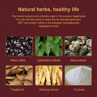 Café X Vitality 100% café instantané concentré de maca noire naturelle pour hommes-stimule l'énergie et l'endurance rapidement