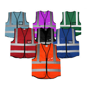 Gilet de travail réfléchissant multi-poches à prix d'usine, gilet de sécurité haute visibilité - Product Image 6