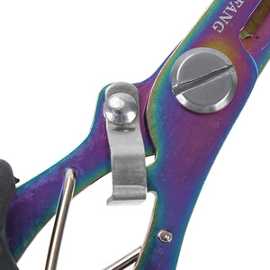 Alicates para señuelos de pesca de acero inoxidable con punta curva, coloridos y duraderos - Product Image 2