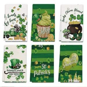 Kitchen <b>Towels</b> 66x45 Cm <b>Microfiber</b> Novelty Pattern Rectangle For Kitchen Use - Product Image 1