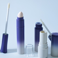 Déverrouiller un maquillage parfait pour les lèvres et le fond de teint tout-en-un compact avec emballage en plastique Design sérigraphié de 16mm de diamètre