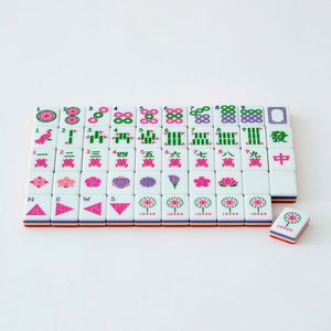 Club Exclusive American Mahjong Set Official Size Tiles with <b>Acrylic</b> Racks for Serious Players Wholesale - Product Image 1