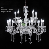 Nouveaux accessoires de mariage plafonniers en acrylique lumières en cristal transparent salle de mariage scène lumières décoratives lustres