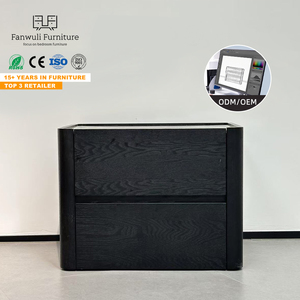 Ý Sang Trọng Tủ Cạnh Giường Ngủ Đơn Giản Hiện Đại Bàn Cạnh Giường Ngủ Cho Phòng Khách Sạn Bằng Gỗ Ánh Sáng Sang Trọng Ngăn Kéo Phòng Ngủ - Product Image 1