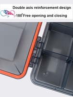 Boîte de pêche multifonctionnelle en plastique ABS de qualité alimentaire, étanche, 27,5 cm * 18 cm * 5 cm et 22,5 cm * 18 cm * 5 cm, vente en gros