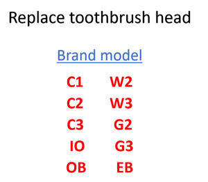 Lot de 4 têtes de brosse à dents G3 en gros – Têtes de rechange pour brosses à dents électriques W3/C3/G3/W1/W2/C1/C2/G2 - Product Image 4