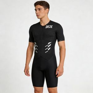 Combinaison de triathlon unisexe pour adultes, coupe confortable, séchage rapide, tissu respirant résistant à l'usure, combinaison de sport professionnelle multi-usages - Product Image 1