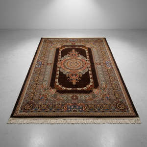 Alfombra de Seda Moderna Hecha a Mano para Interiores de Hotel, Alfombra de Primera Calidad con Nudos Hechos a Mano, Diseño Personalizado, Antideslizante, Lavable, Decoración Elegante - Product Image 1