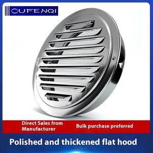 Oufengqi Design moderne en acier inoxydable capot évent cuisine échappement <span class=keywords><strong>bouche</strong></span> plate coupe-vent couverture respirant cuisine tuyau <span class=keywords><strong>d</strong></span>'aération - Product Image 2