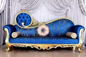 Ensemble de canapés de mariage sur le thème de la verdure norvégienne, canapé de scène de mariage haut de gamme, mobilier très demandé pour l'aménagement de la scène de réception - Product Image 5