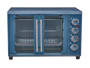 2024 Vente chaude 38L Four <span class=keywords><strong>grille</strong></span>-<span class=keywords><strong>pain</strong></span> électrique à convection avec porte française et double verre 2000W Boîtier en métal Usage domestique - Product Image 6