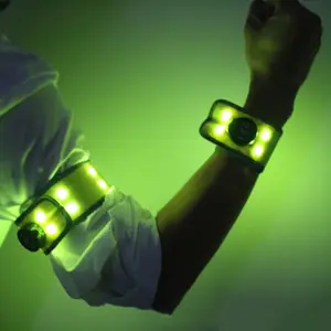 Legenstar-bracelet avec éclairage LED réfléchissant, 2 en 1, équipement de sport, fête, rechargeable, USB, pour les jambes