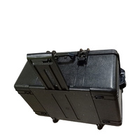Boîte en plastique rigide avec cadre ABS étanche IP67 avec mousse pré-découpée, chariot à outils personnalisable OEM/ODM avec valve