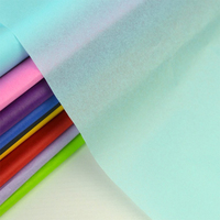 Kertas tisu grosir warna-warni 17g 50*70cm untuk pembungkus bunga hadiah ulang tahun pernikahan DIY