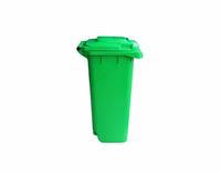 Poubelle de 120L pour la maison, l'extérieur, le bureau et le public grand conteneur de stockage en HDPE pour le recyclage et le dépoussiérage avec couvercle