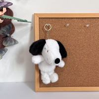 Nouveau porte-clés en peluche Esnoopy, pendentif figurine chiot, décoration de sac, vente en gros de poupées pour machines à attraper