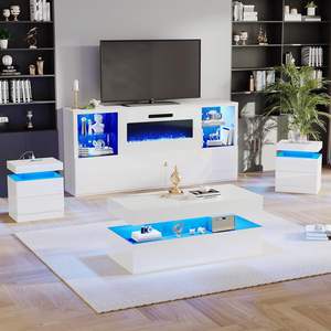 Console multimédia large <span class=keywords><strong>Meuble</strong></span> <span class=keywords><strong>TV</strong></span> central de divertissement pour rangement <span class=keywords><strong>Meuble</strong></span> <span class=keywords><strong>TV</strong></span> moderne et minimaliste Tenture murale pour salon - Product Image 5