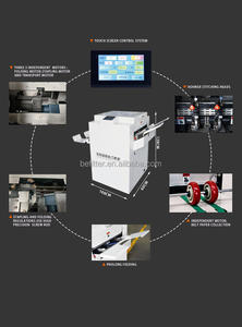 WS-1701 de fil complètement automatique de machine de reliure de livre avec pli et agrafage fonction - Product Image 4
