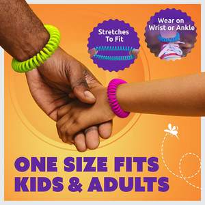 <span class=keywords><strong>Pulseras</strong></span> Repelentes de Mosquitos de Estado Sólido, Multicolores, Accesorios de Muñeca de Eva con Resorte - Product Image 2