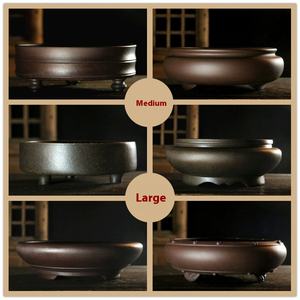 <span class=keywords><strong>Pot</strong></span> de fleur Zisha <span class=keywords><strong>Pot</strong></span> de plante en céramique fait main écologique classique <span class=keywords><strong>pour</strong></span> une utilisation de bureau Capacité 3-6L - Product Image 2