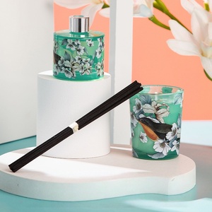 Bán buôn tùy chỉnh thơm thân thiện với môi hương liệu Hộp Quà Tặng thiết lập không có lửa sáp đậu nành nến & khuếch tán cho Giáng sinh & Halloween - Product Image 5