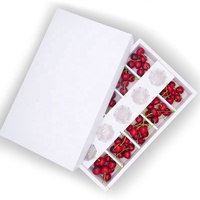 Boîte à gâteaux en papier kraft, boîte à desserts, séparateurs de traiteur, couvercle, emballage, boîte alimentaire