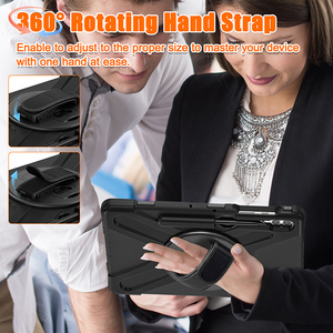 เคสกันกระแทกทนทานพร้อมสายคล้องไหล่และขาตั้งสำหรับ Samsung <span class=keywords><strong>Galaxy</strong></span> <span class=keywords><strong>Tab</strong></span> S10 <span class=keywords><strong>FE</strong></span> PLUS 13นิ้ว SM-X620/SM-X626B - Product Image 6