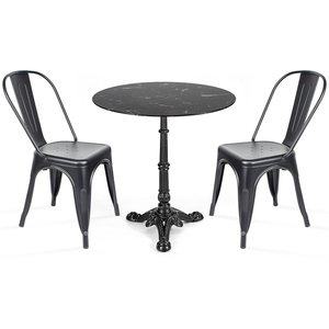 <span class=keywords><strong>Pied</strong></span> de <span class=keywords><strong>table</strong></span> en <span class=keywords><strong>fonte</strong></span>, <span class=keywords><strong>table</strong></span> basse ronde en pierre frittée, <span class=keywords><strong>table</strong></span> de <span class=keywords><strong>bistrot</strong></span>, <span class=keywords><strong>table</strong></span> de café, <span class=keywords><strong>table</strong></span> de restaurant, plateau de <span class=keywords><strong>table</strong></span> aspect <span class=keywords><strong>marbre</strong></span> noir - Product Image 1