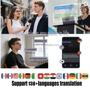 Умные очки с ИИ, <span class=keywords><strong>Bluetooth</strong></span>, функцией перевода, шумоподавлением, водонепроницаемые, с функцией записи звука, умные аудио-очки - Product Image 4