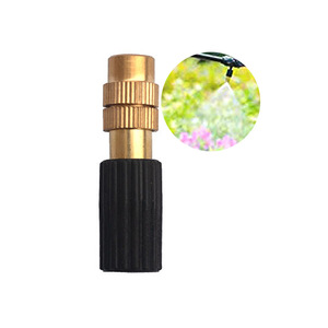 DaringFish Arroseur automatique réglable en laiton à atomisation 360° avec entraînement par engrenages pour système d'irrigation goutte à goutte <span class=keywords><strong>de</strong></span> jardin et serre - Product Image 3