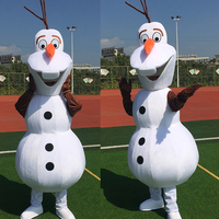 Olaf Poupée Gonflable Costume Ours Teddy Mascotte Personnage Film et Télévision Performance Props